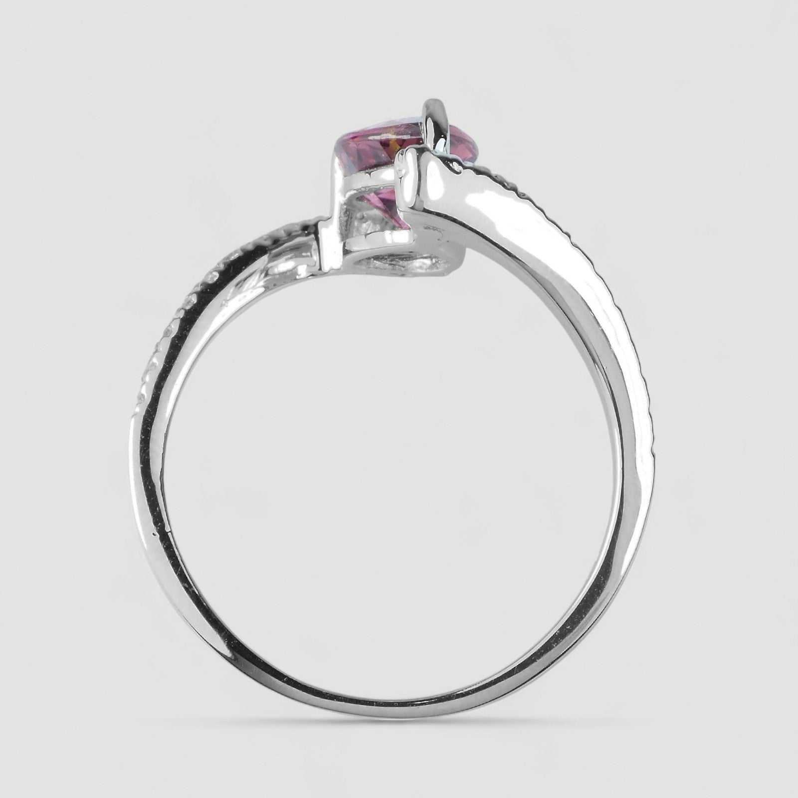 Pink Tourmaline 925 Sterling Silver Ring