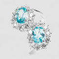 Blue Zircon 925 Sterling Silver Ring