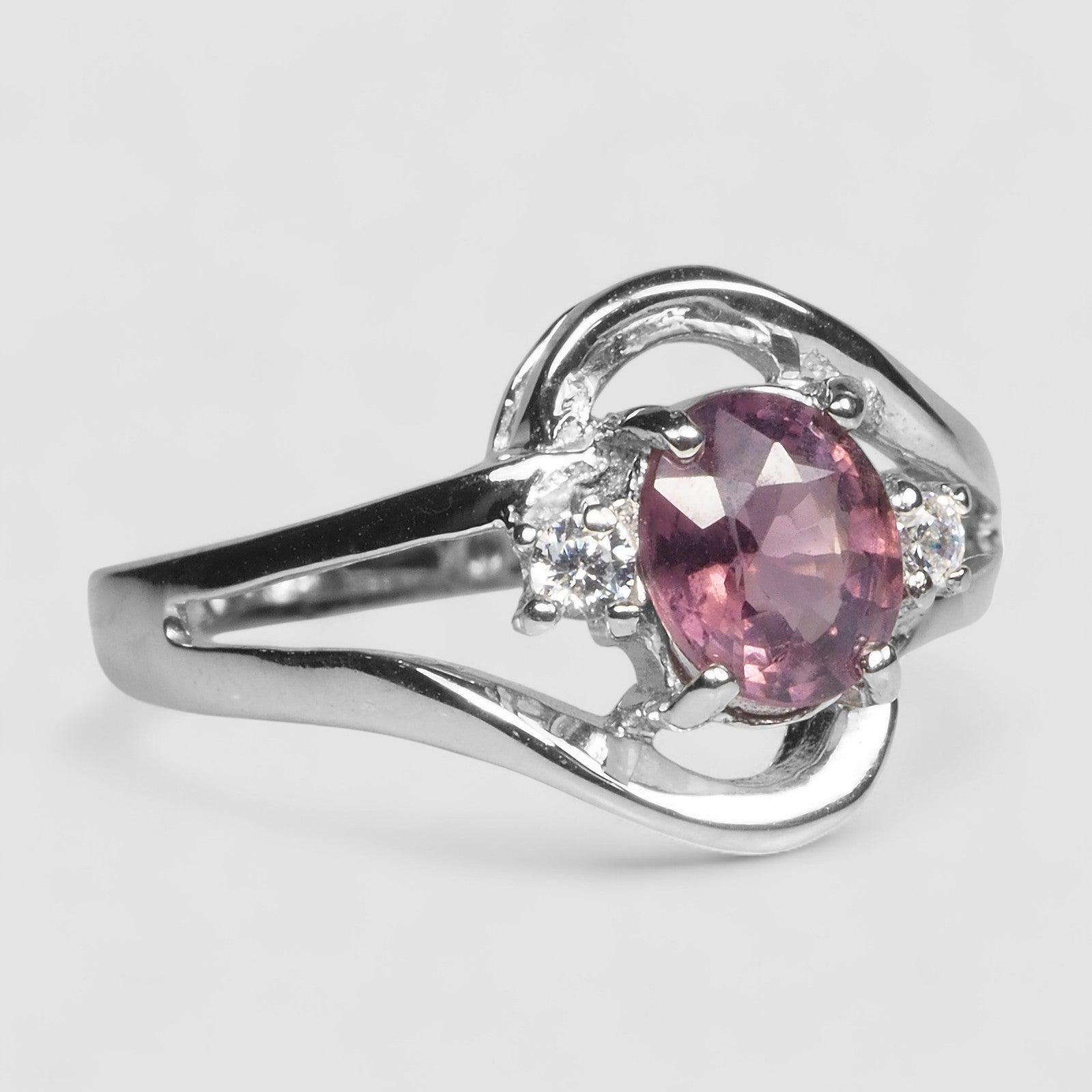 Purple Spinel 925 Sterling Silver Ring