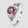 Pink Rhodolite Garnet 925 Sterling Silver Rings