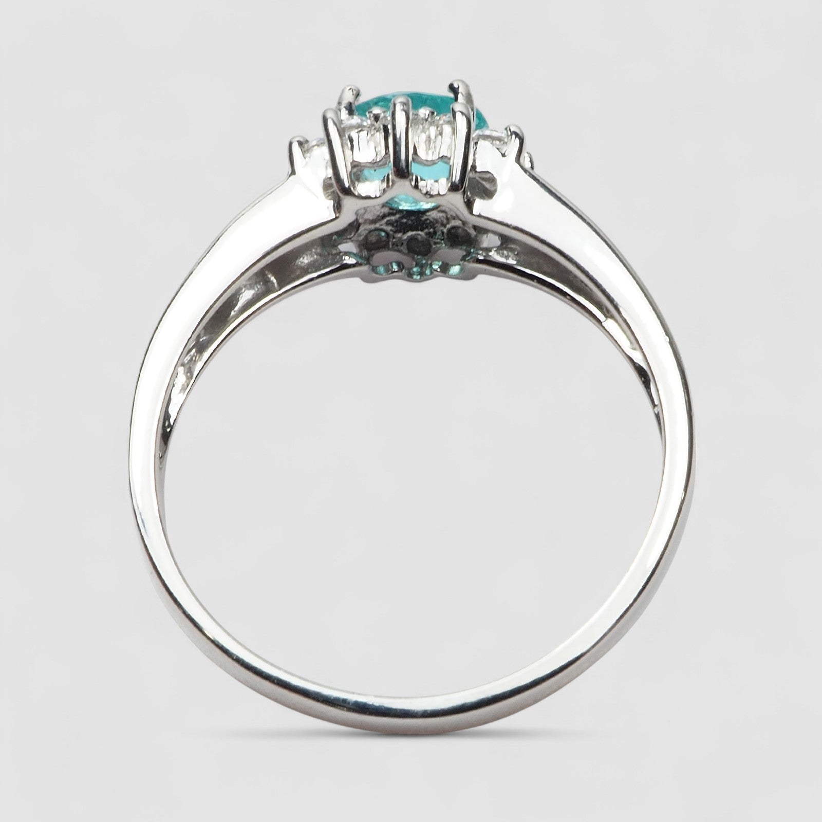 Blue Paraiba Tourmaline 925 Sterling Silver Ring