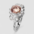 Champagne Tourmaline 925 Sterling Silver Ring