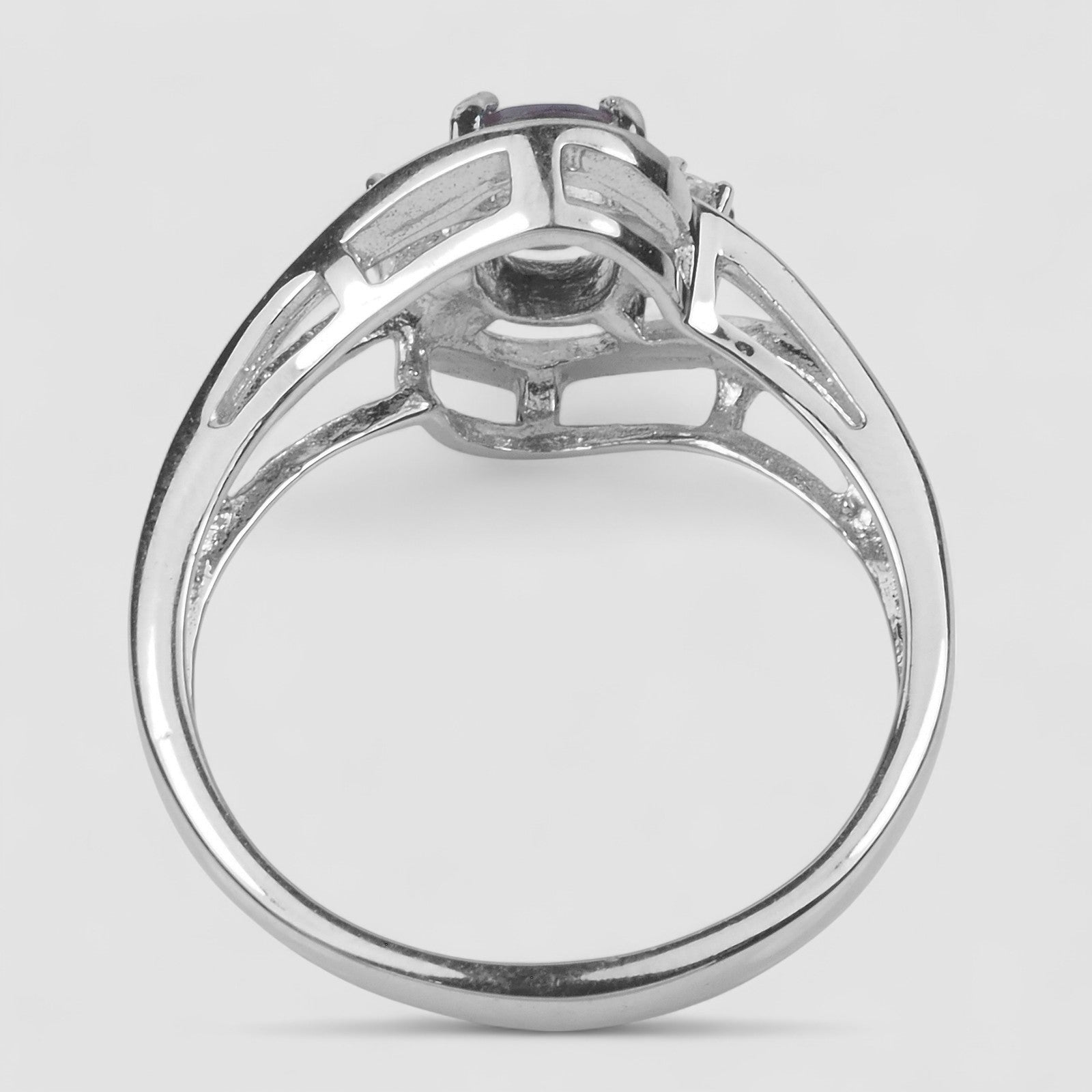 Purple Spinel 925 Sterling Silver Ring