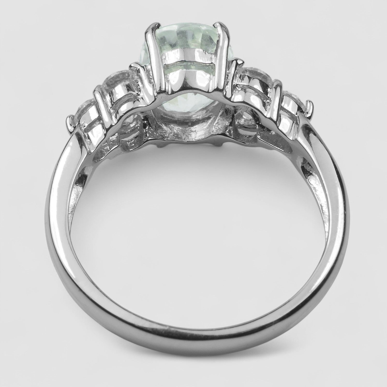 White Zircon 925 Sterling Silver Ring
