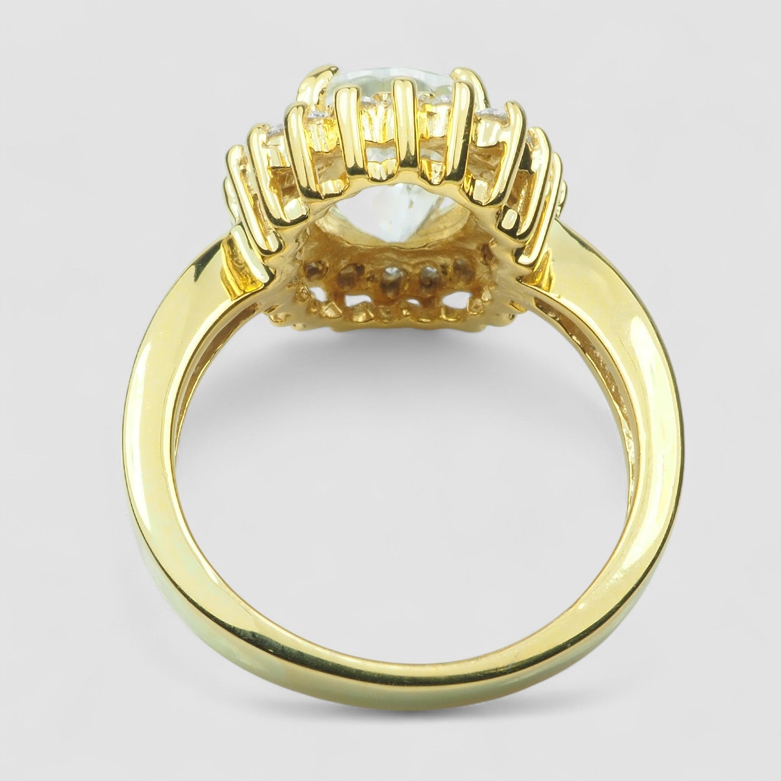White Zircon 925 Sterling Silver Ring