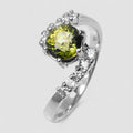 Green Tourmaline 925 Sterling Silver Ring