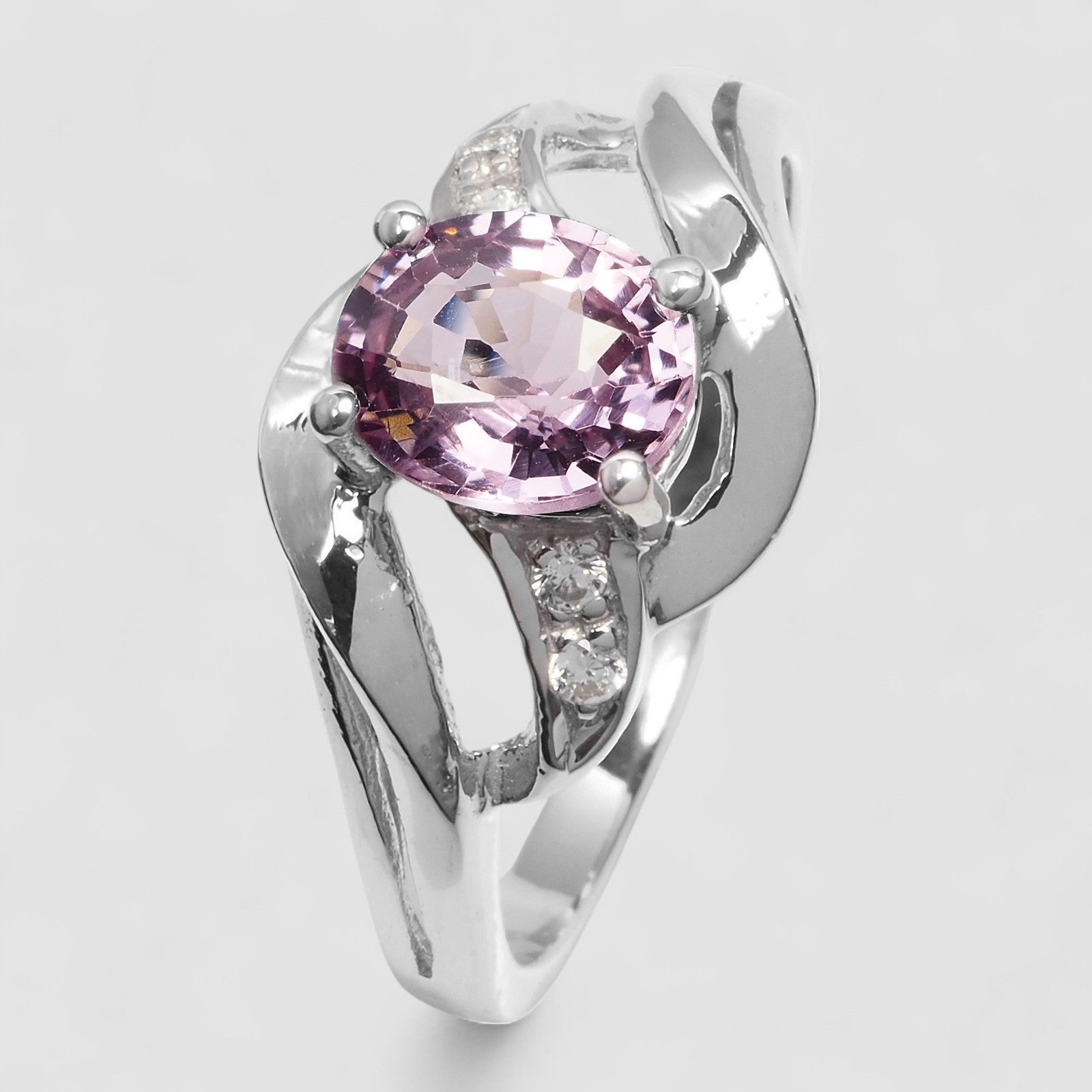 Pink Tourmaline 925 Sterling Silver Ring