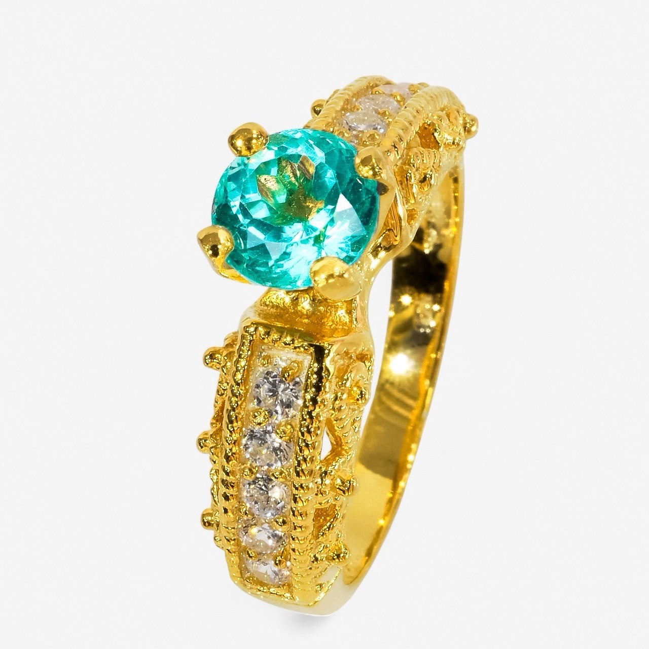 Apatite 925 Sterling Silver Ring