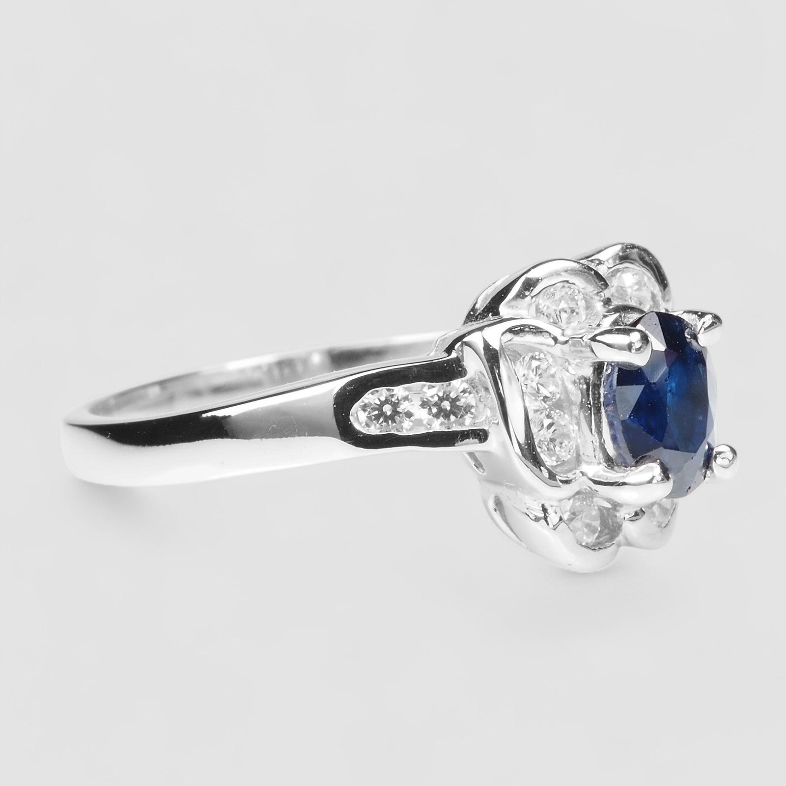 Blue Sapphire 925 Sterling Silver Ring