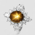 Black Star Sapphire 925 Sterling Silver Ring