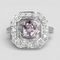 Violet Spinel 925 Sterling Silver Ring