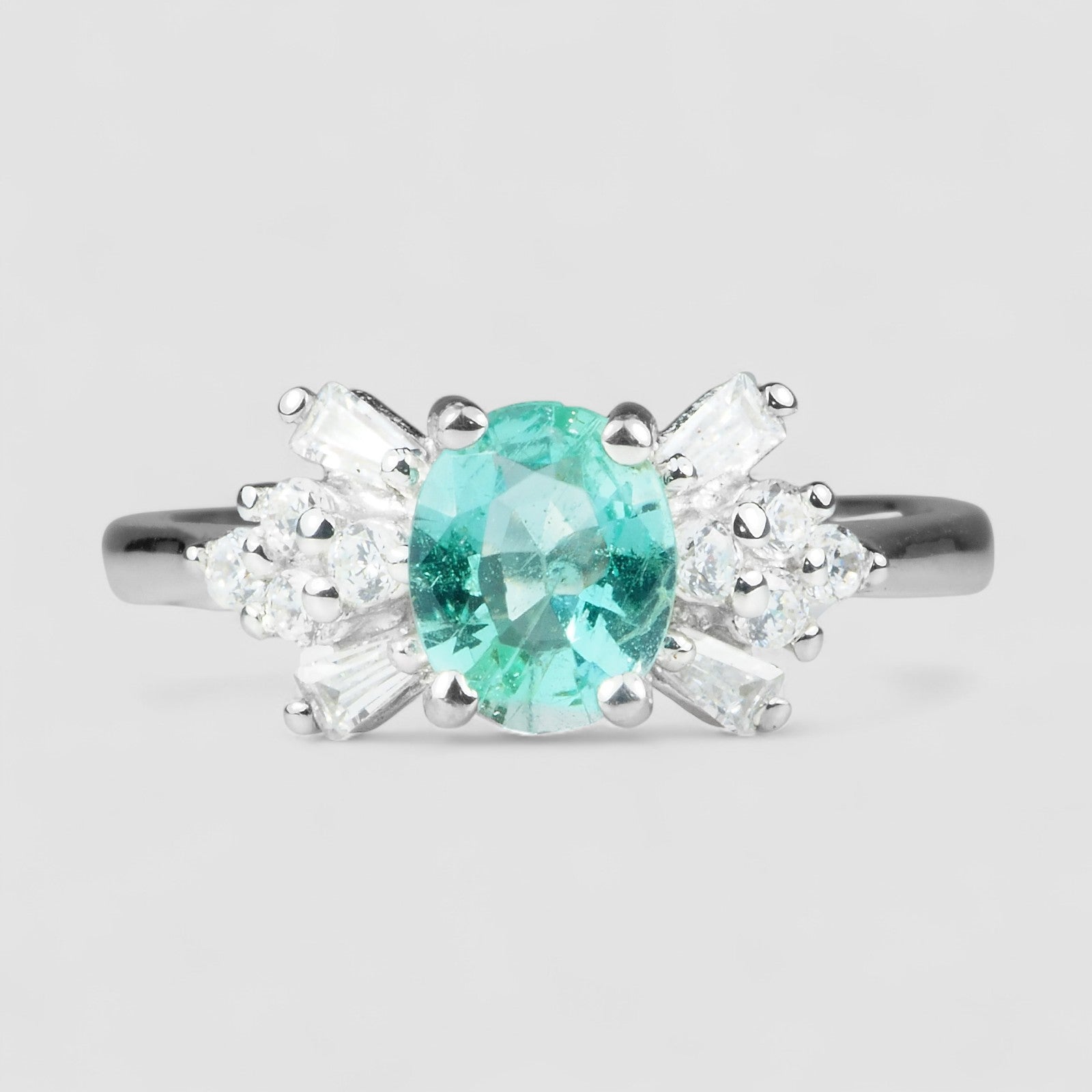 Green Emerald Handmade Ring