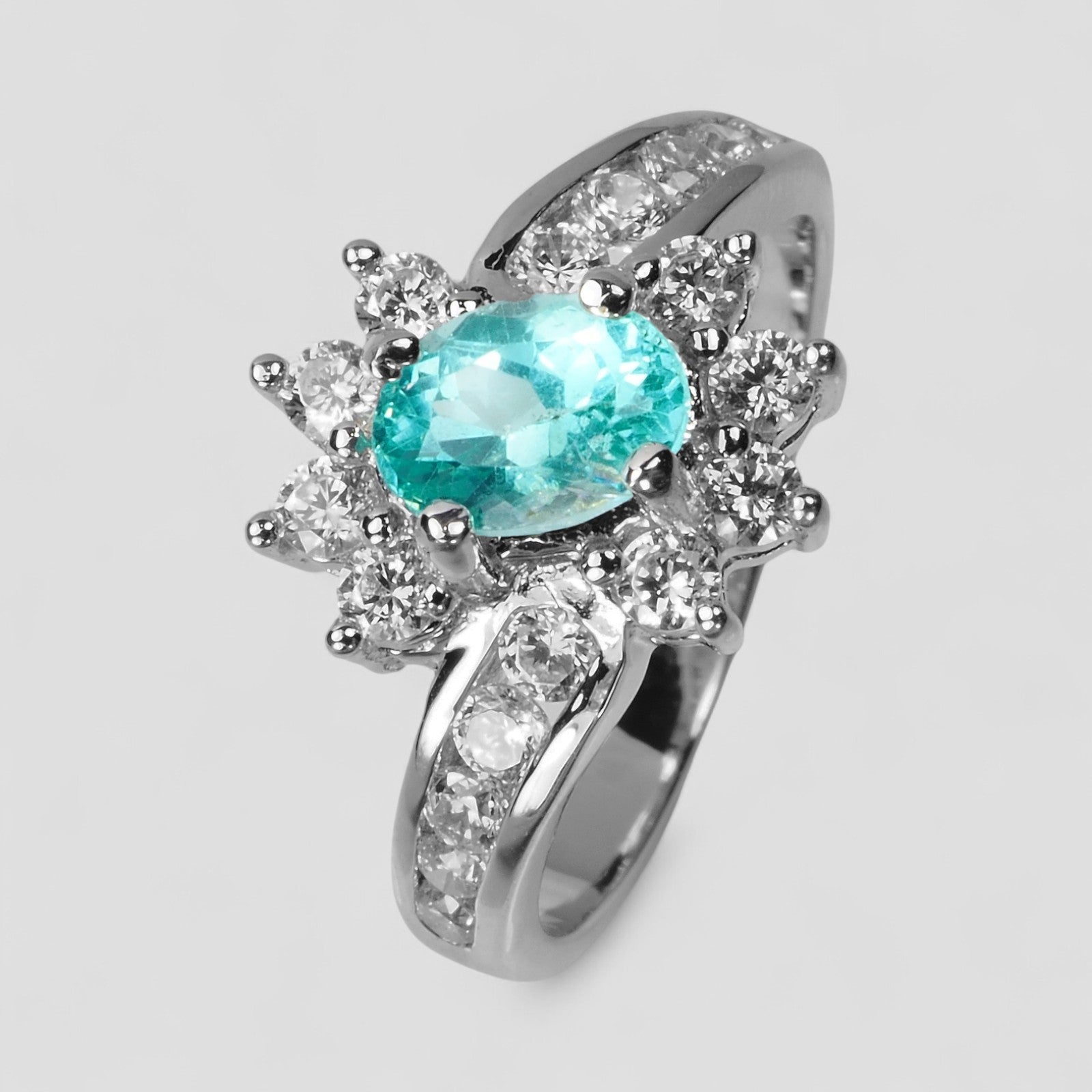 Blue Apatite 925 Sterling Silver Ring