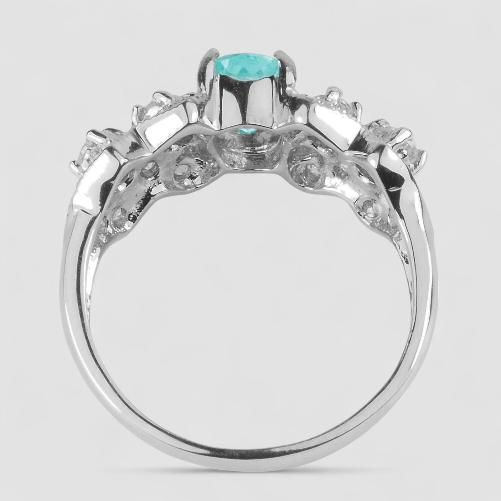 Blue Apatite 925 Sterling Silver Ring