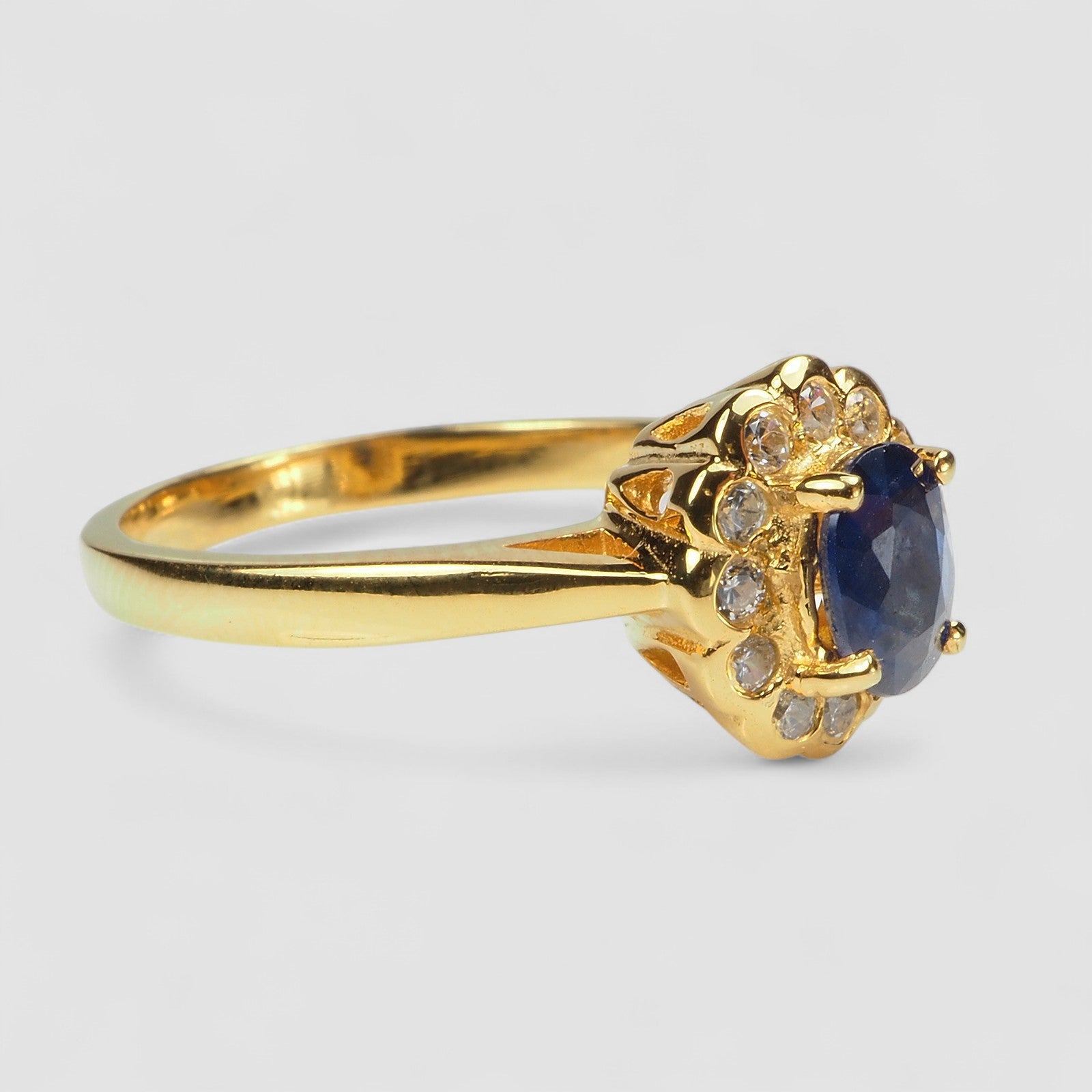 Blue Sapphire 925 Sterling Silver Ring