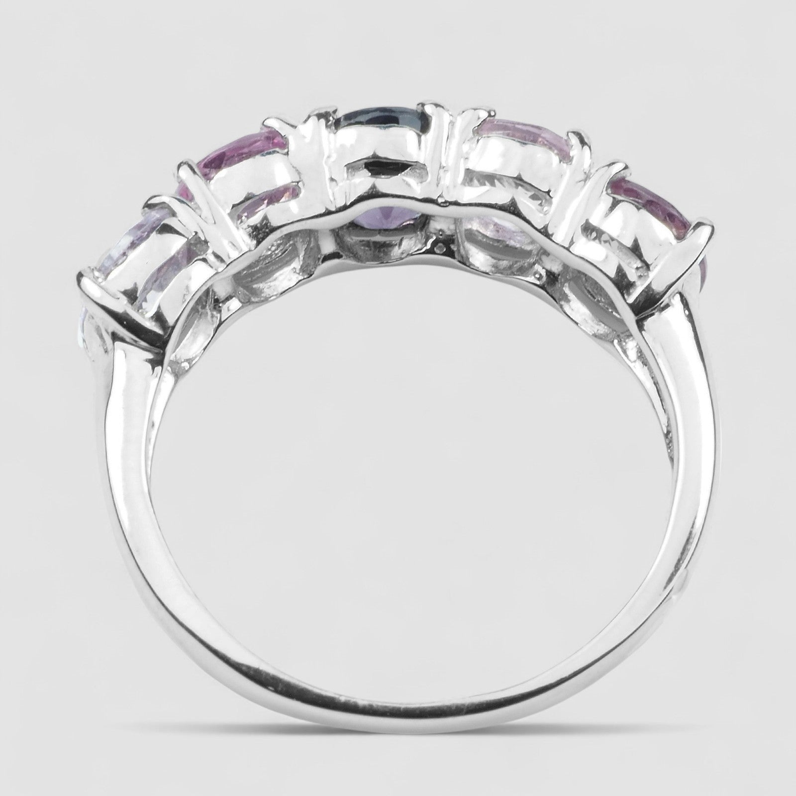 Purple Spinel 925 Sterling Silver Ring