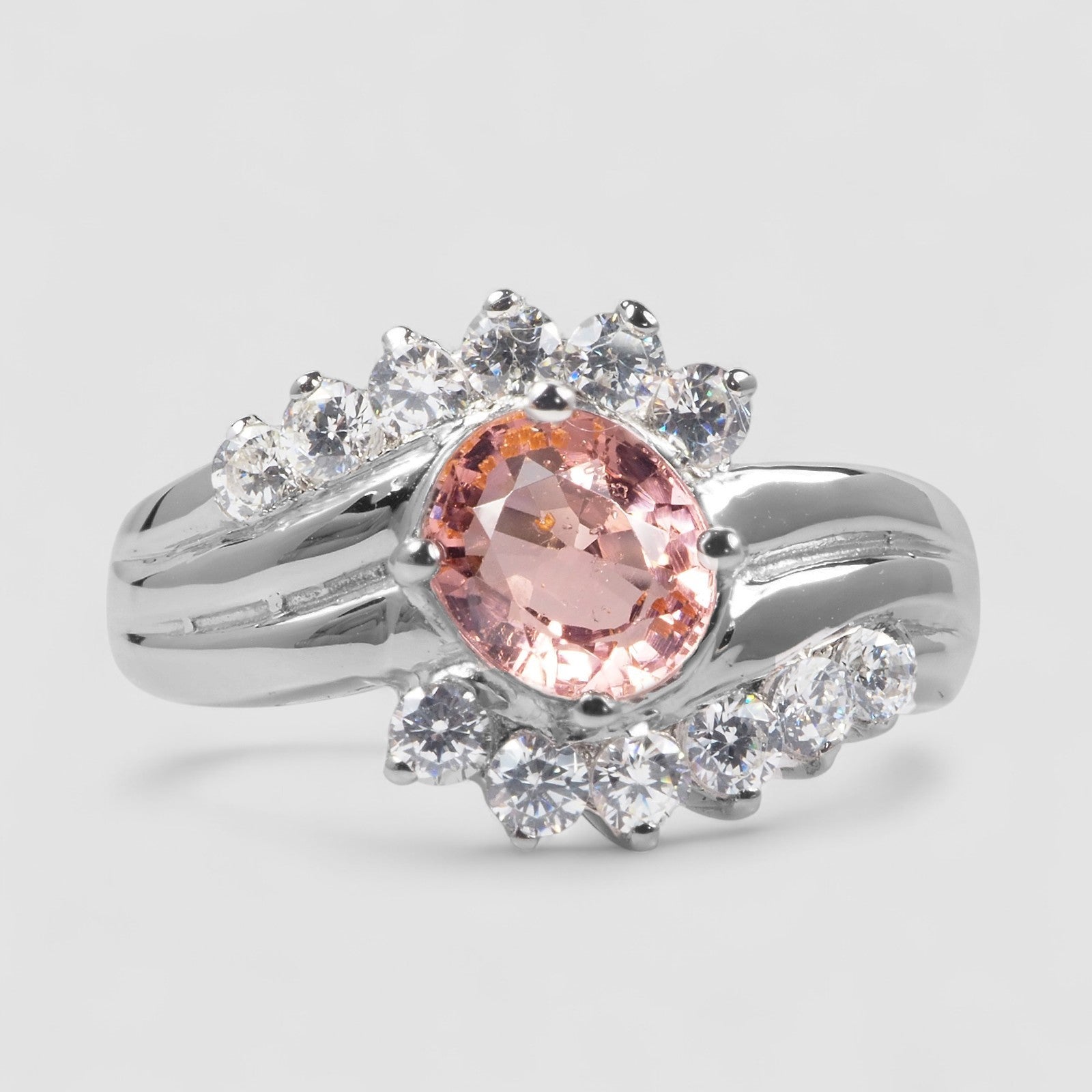 Pink Tourmaline 925 Sterling Silver Ring