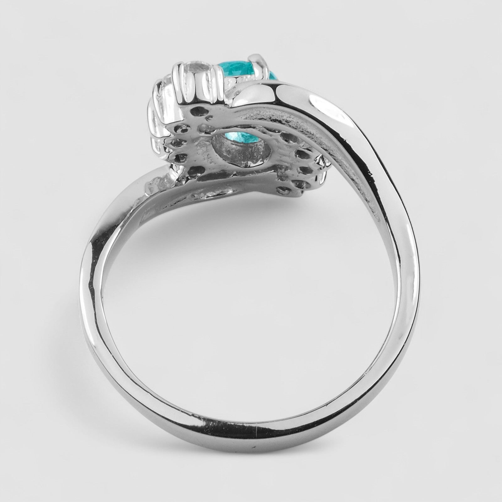 Neon Blue Apatite 925 Sterling Silver Rings