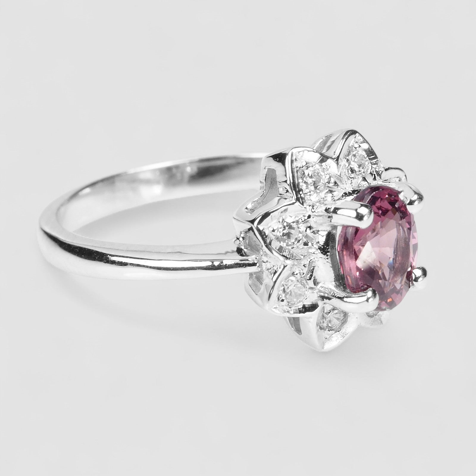 Purple Spinel 925 Sterling Silver Ring