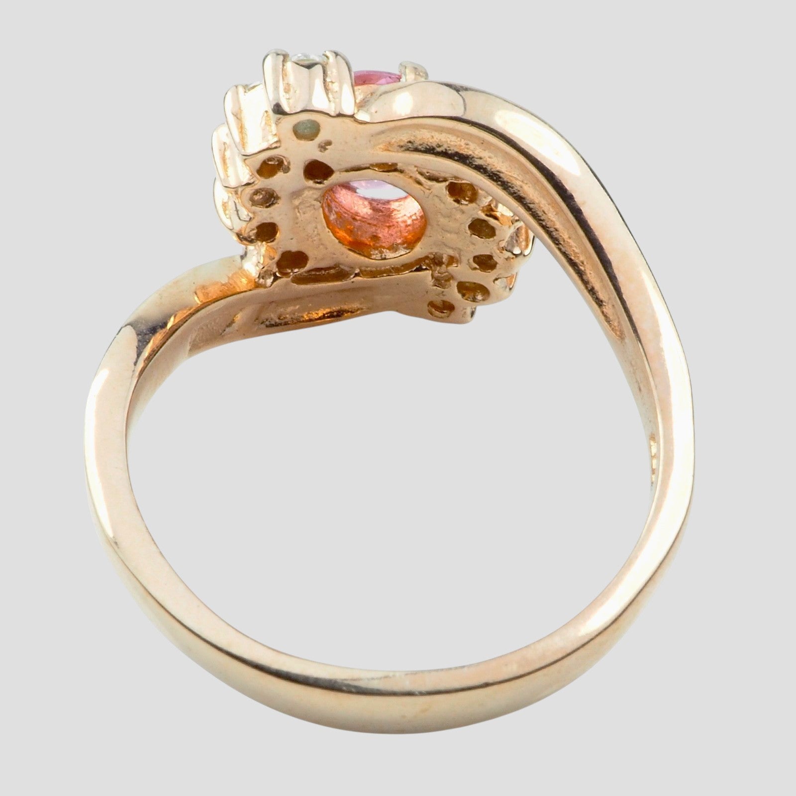 Pink Spinel 925 Sterling Rose Gold Ring, Natural Gemstone, Statement Ring, Free Resizing