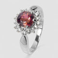 Pink Tourmaline 925 Sterling Silver Ring