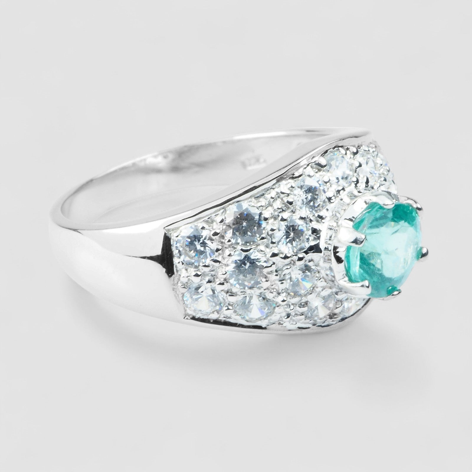 Blue Apatite 925 Sterling Silver Ring