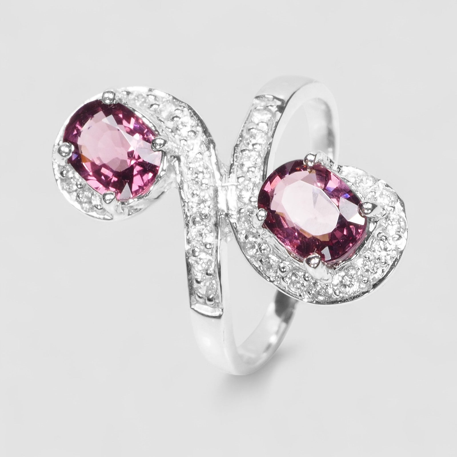 Pink Spinel 925 Sterling Silver Ring