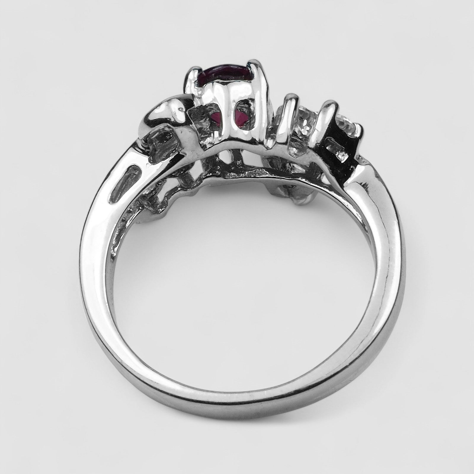 HANDMADE Red Rhodolite Garnet Ring