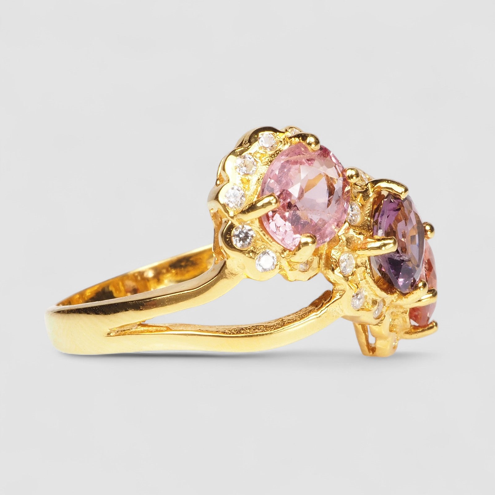 Purple Spinel 925 Sterling Silver Ring