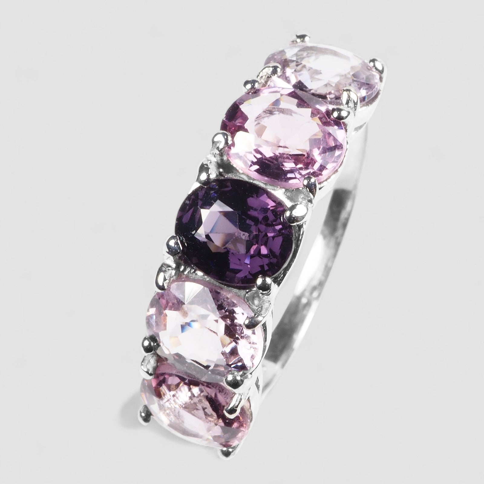 Purple Spinel 925 Sterling Silver Ring