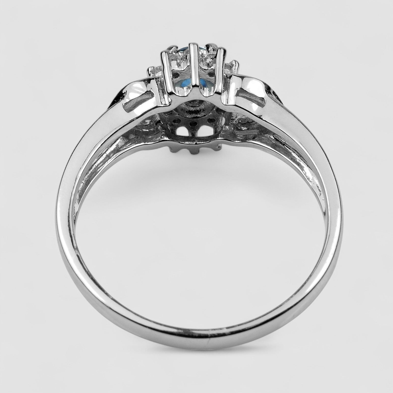 Blue Sapphire 925 Sterling Silver Ring