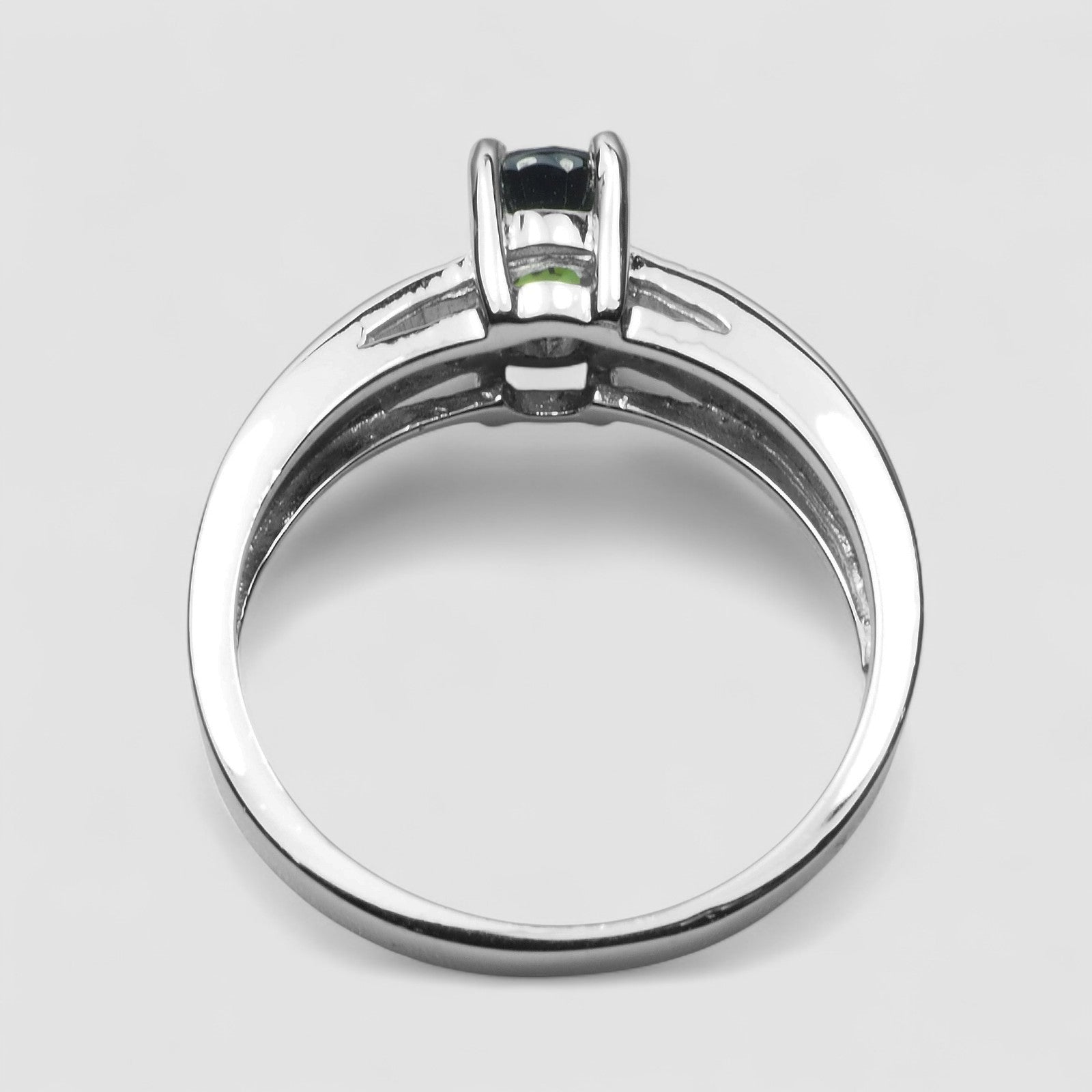 Chrome Green Tourmaline 925 Sterling Silver Ring