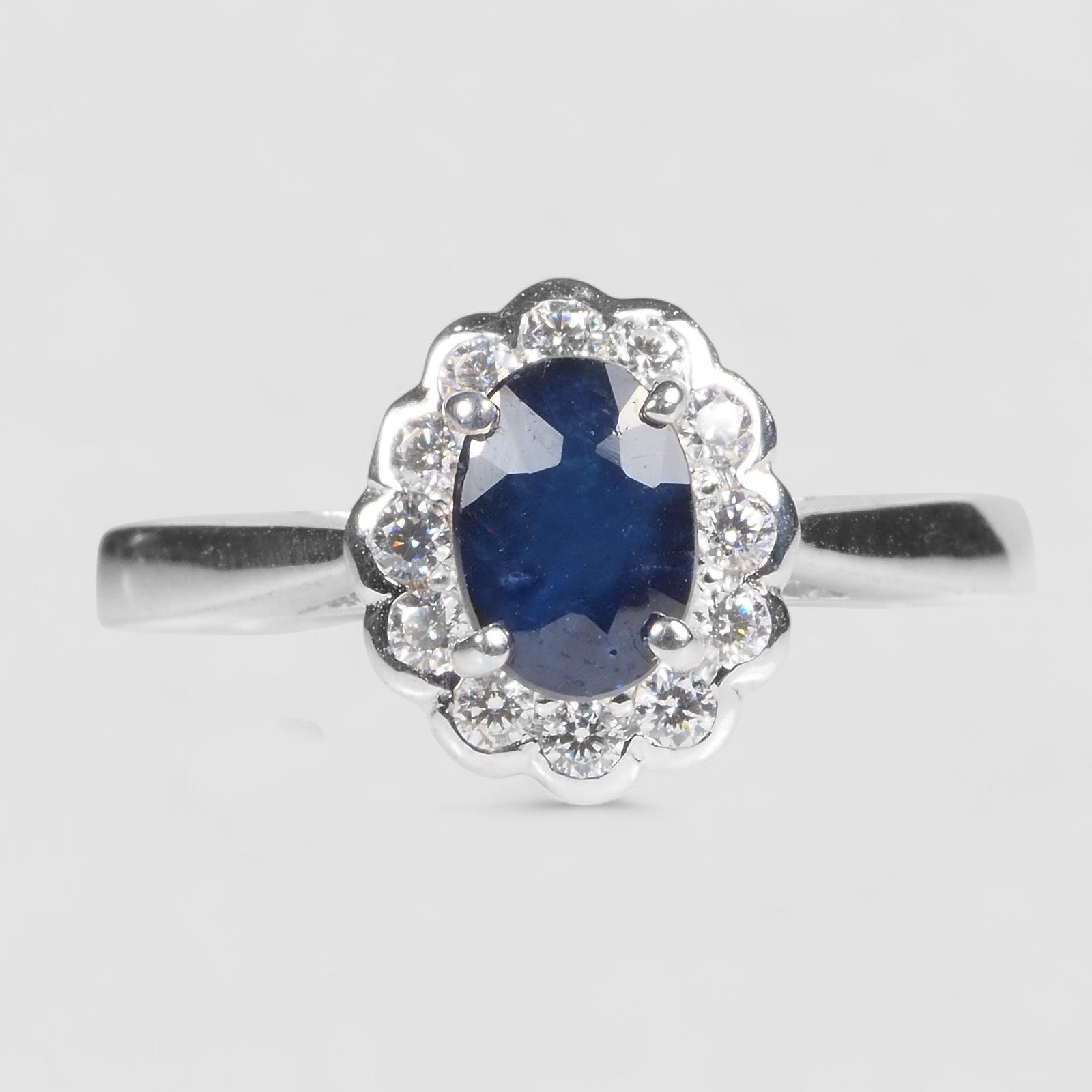 Blue Sapphire 925 Sterling Silver Ring