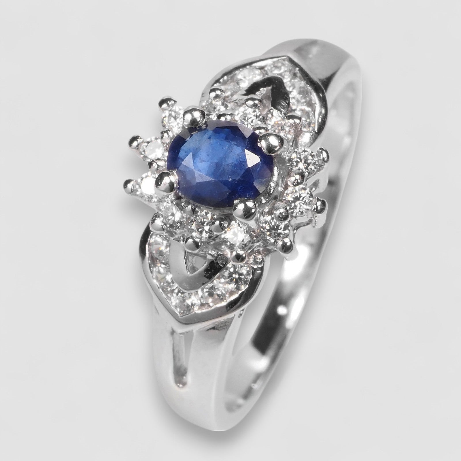 Blue Sapphire 925 Sterling Silver Ring