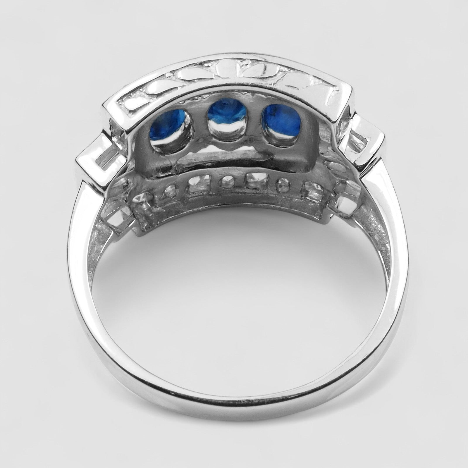 Blue Sapphire 925 Sterling Silver Ring