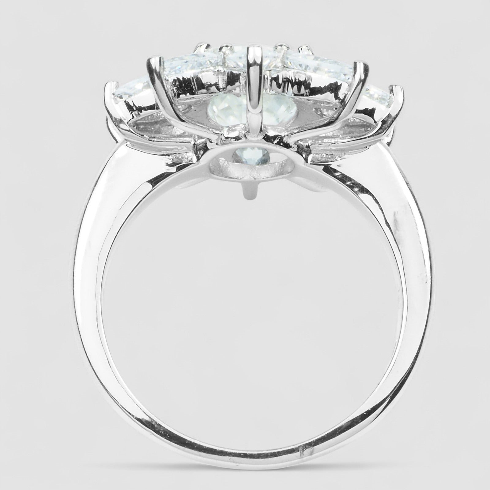 White Zircon Finish Fine Jewelry