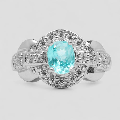 Apatite 925 Sterling Silver Ring