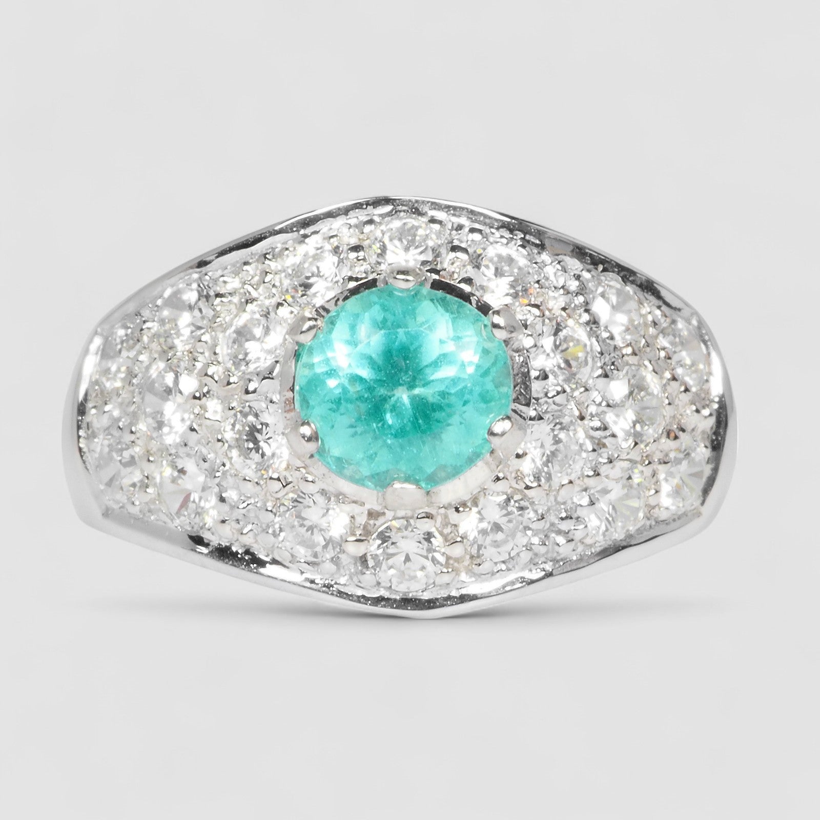 Blue Apatite 925 Sterling Silver Ring