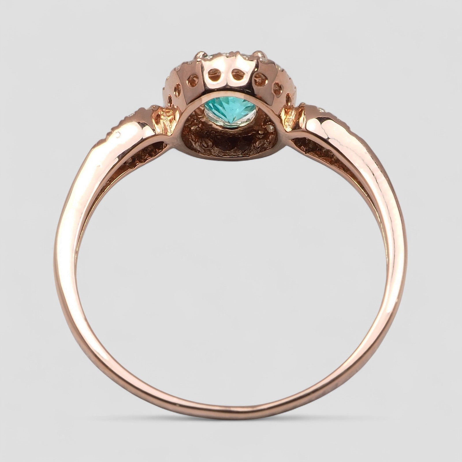 Neon Blue Apatite 925 Sterling Silver Ring