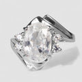 White Zircon 925 Sterling Silver Ring