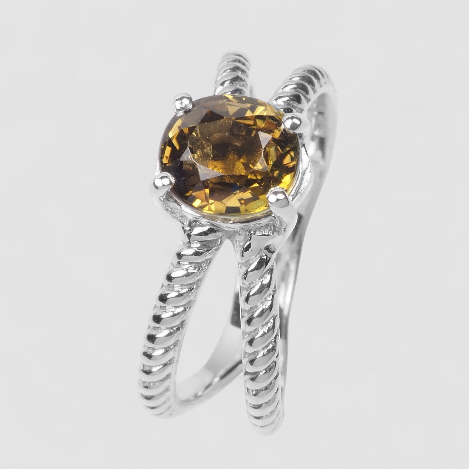 Green Tourmaline 925 Sterling Silver Ring