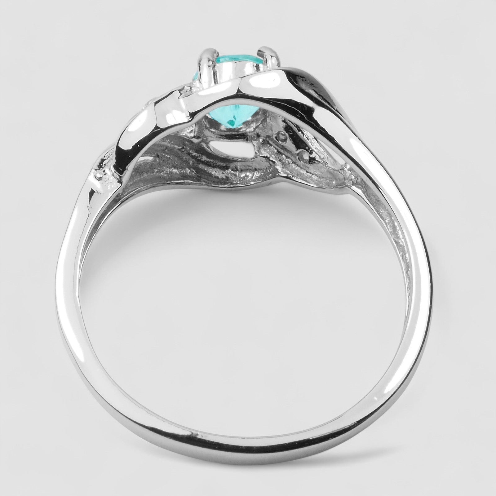 Blue Paraiba Tourmaline 925 Sterling Silver Ring