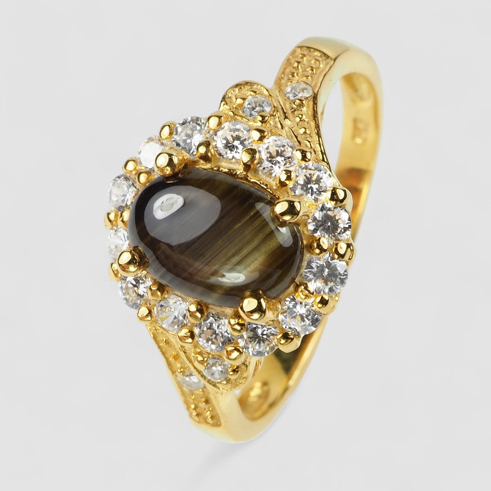 Black Star Sapphire 925 Sterling Silver Ring