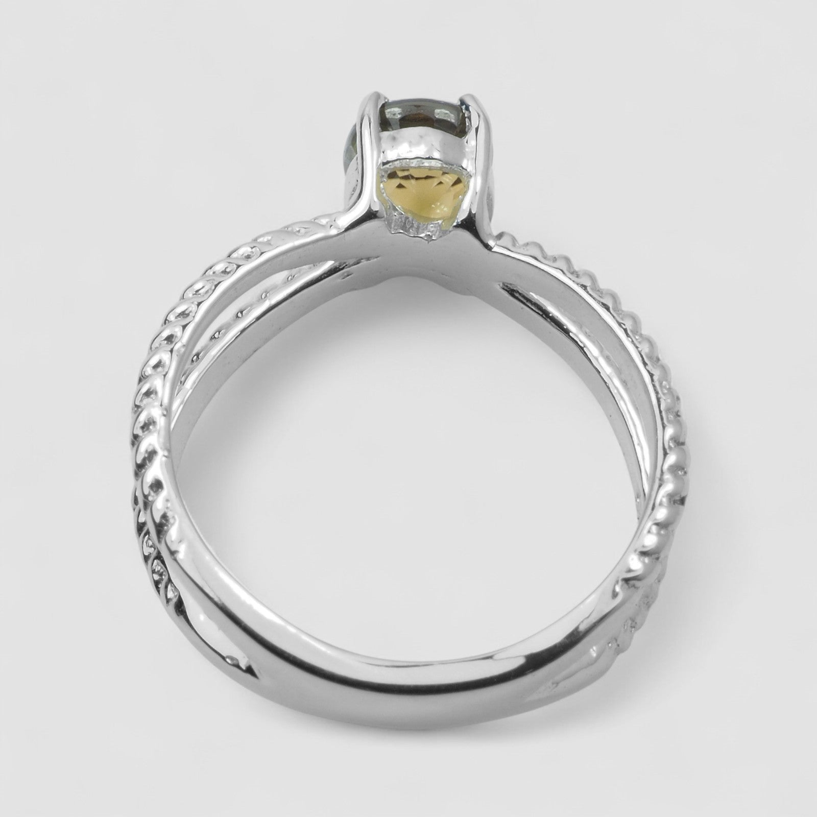 Green Tourmaline 925 Sterling Silver Ring