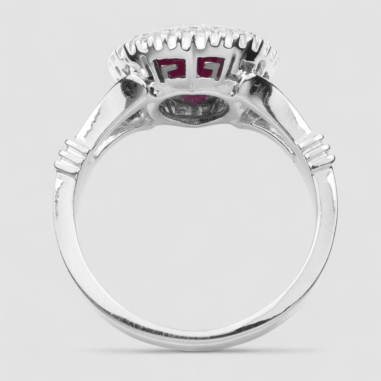 Red Ruby 925 Sterling Silver Ring