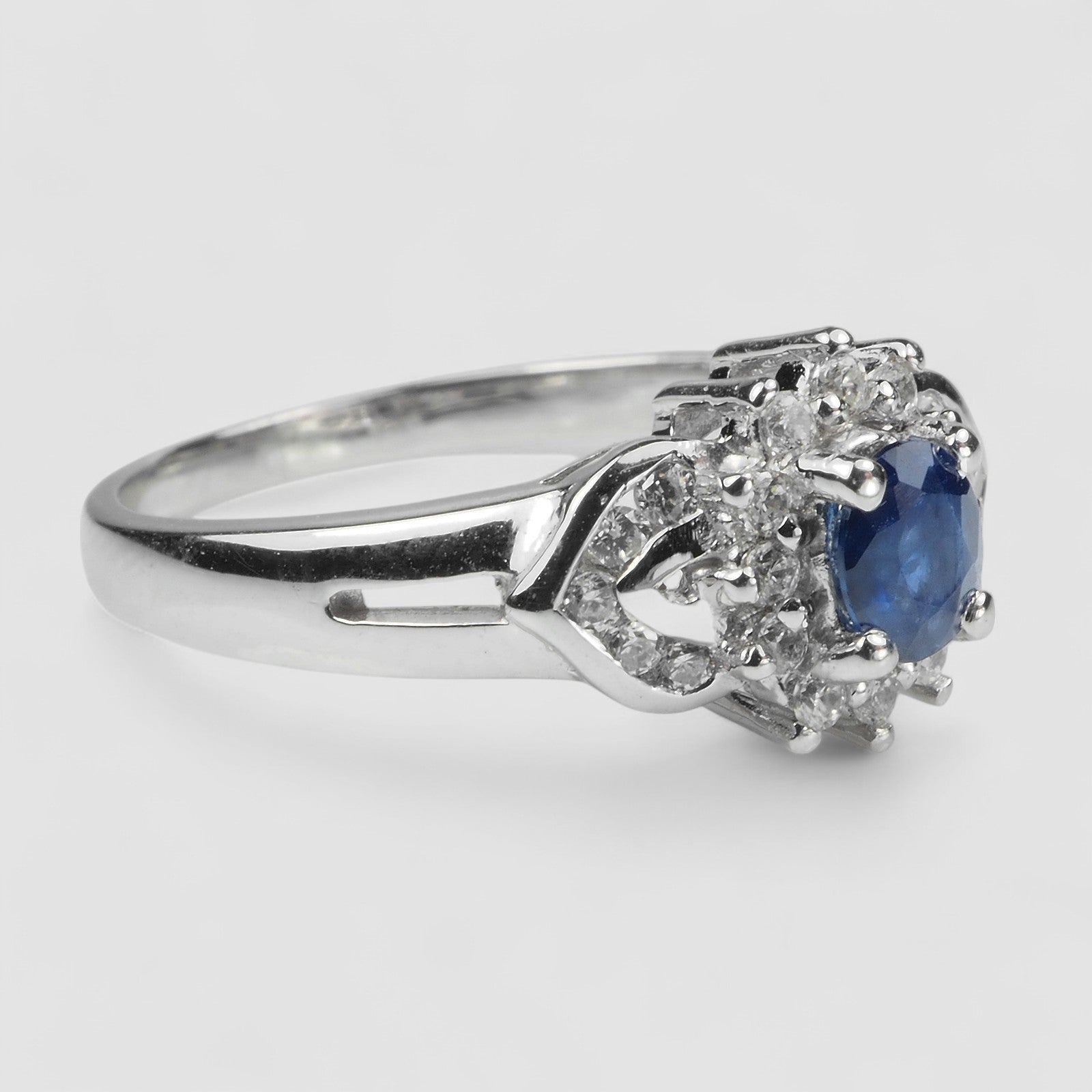 Blue Sapphire 925 Sterling Silver Ring