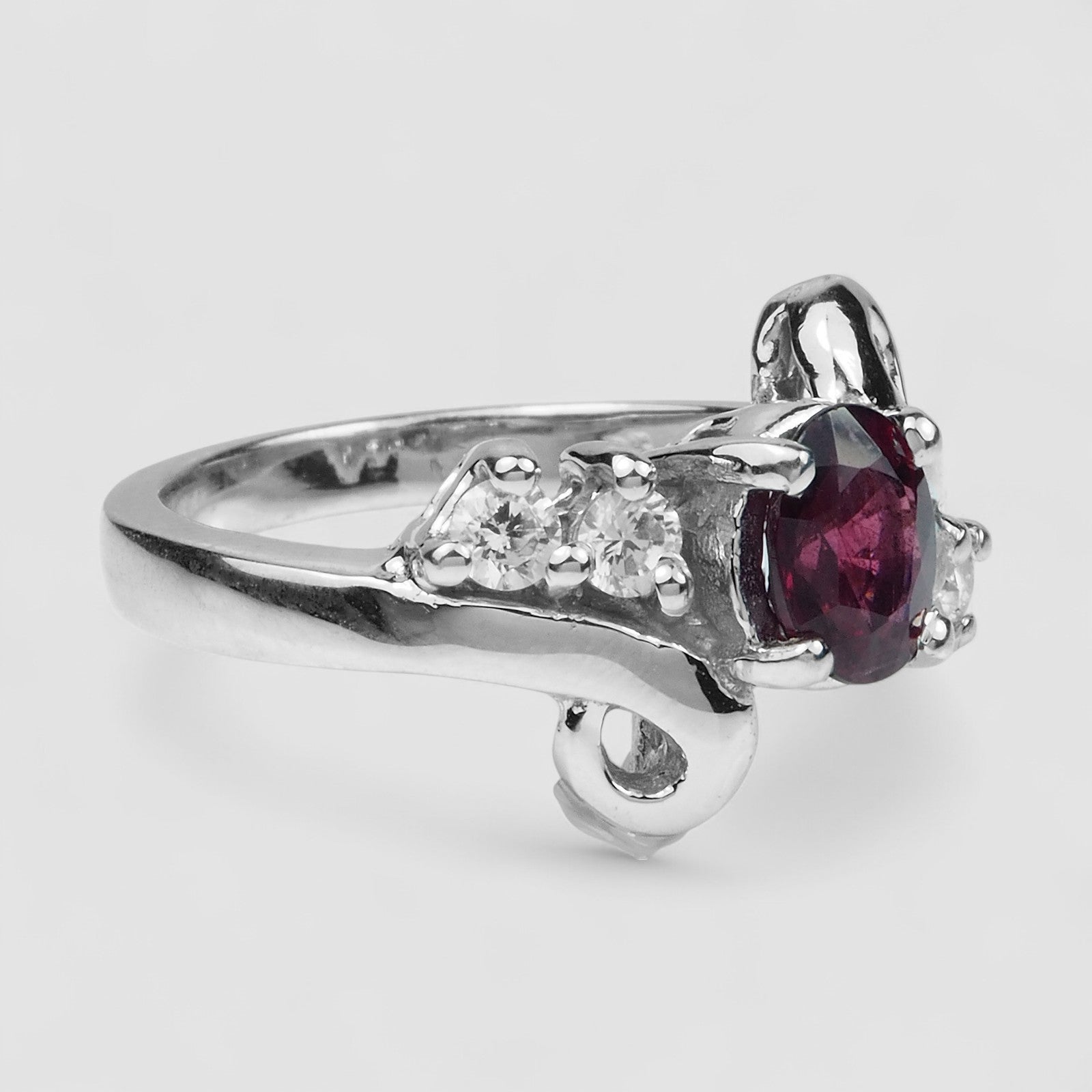 HANDMADE Red Rhodolite Garnet Ring