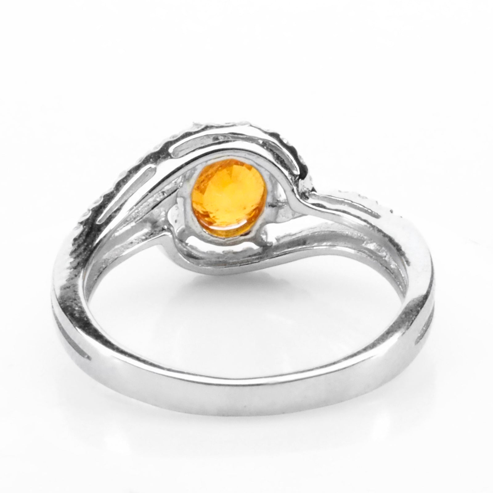 FANTA ORANGE SPESSARTITE 925 STERLING SILVER RING