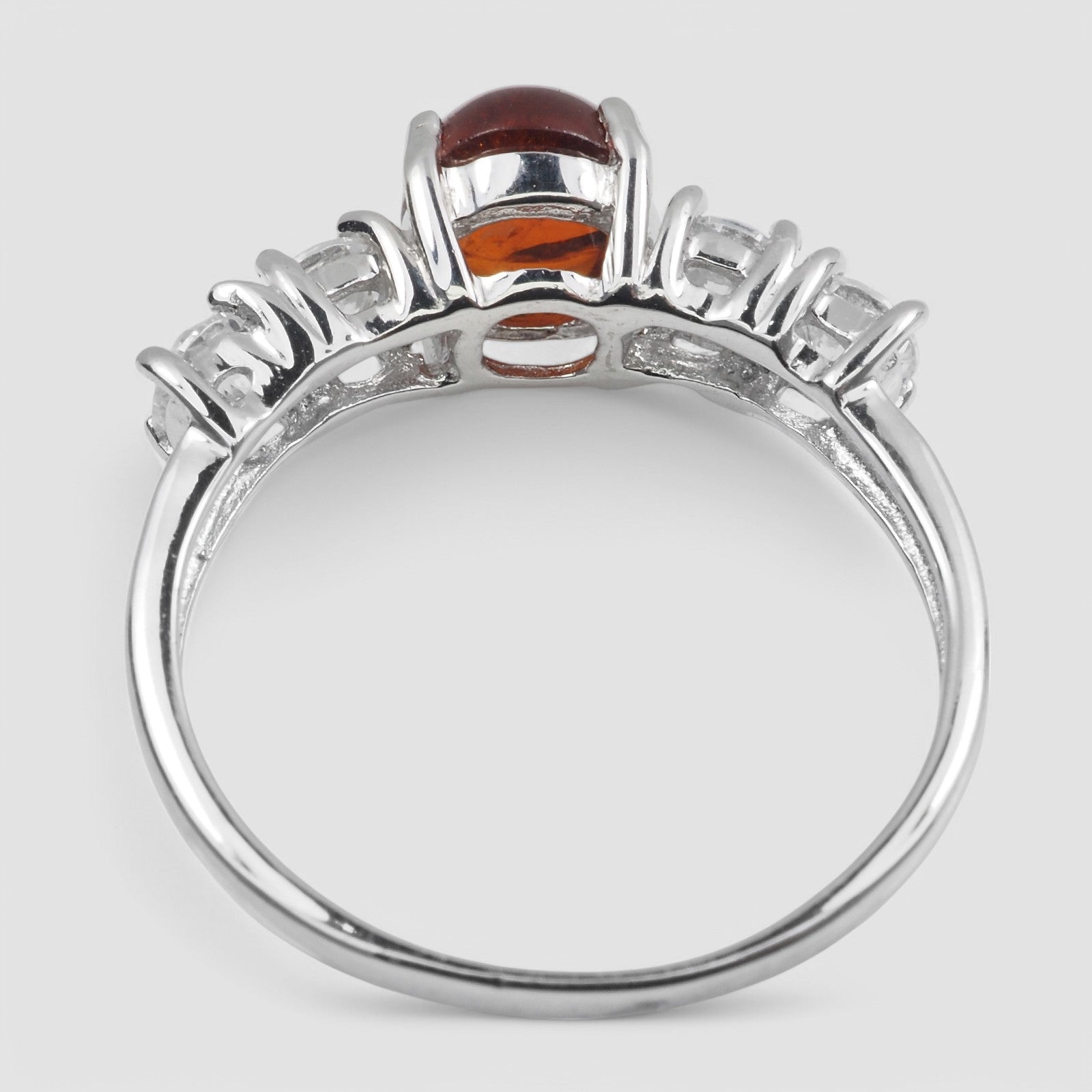 Fanta Orange Spessartite 925 Sterling Silver Ring
