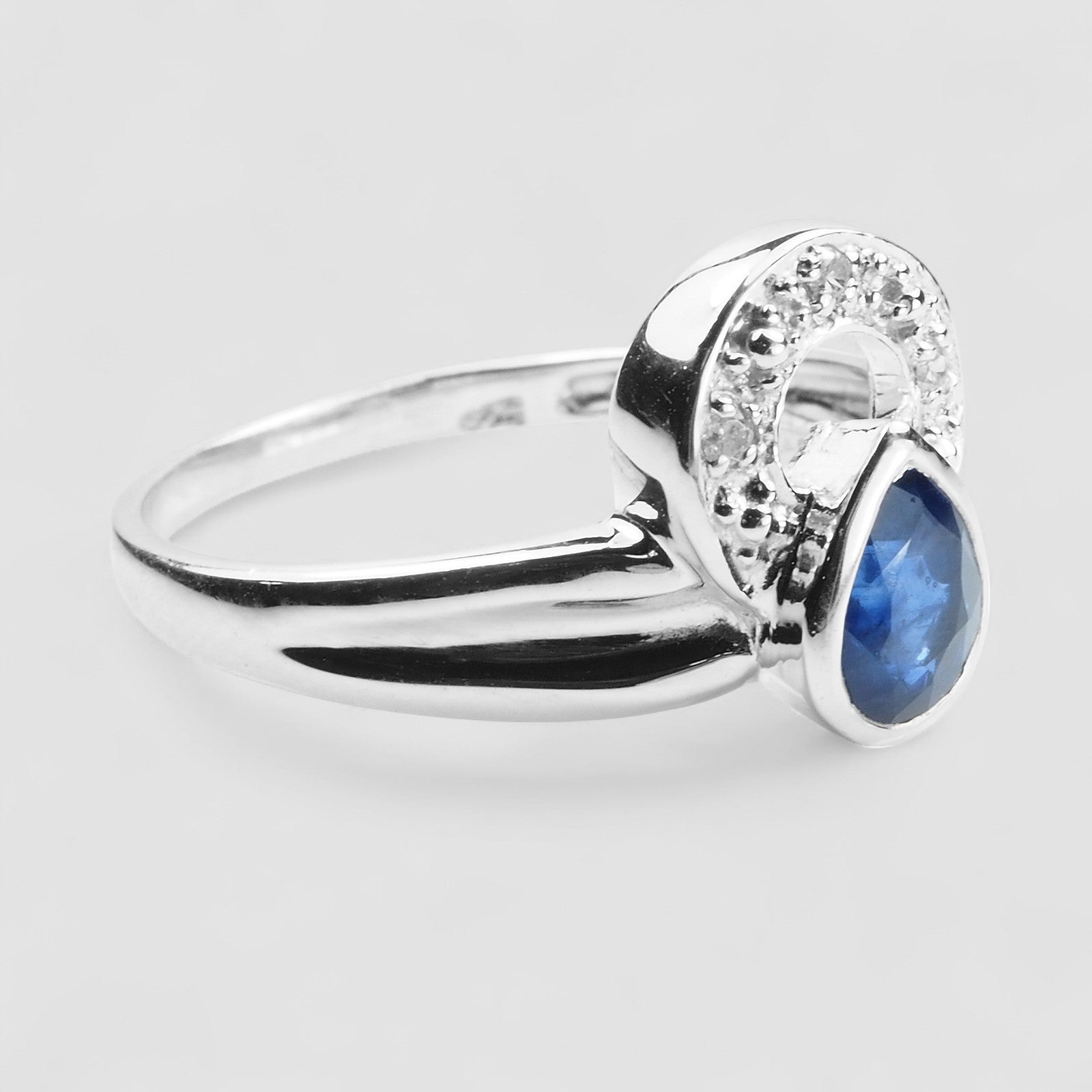 Blue Sapphire 925 Sterling Silver Ring